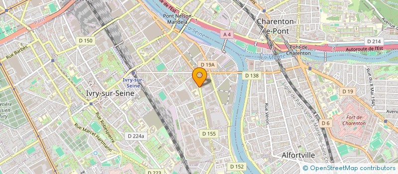 localisation de l'entreprise AB ENTREPRISES à IVRY-SUR-SEINE