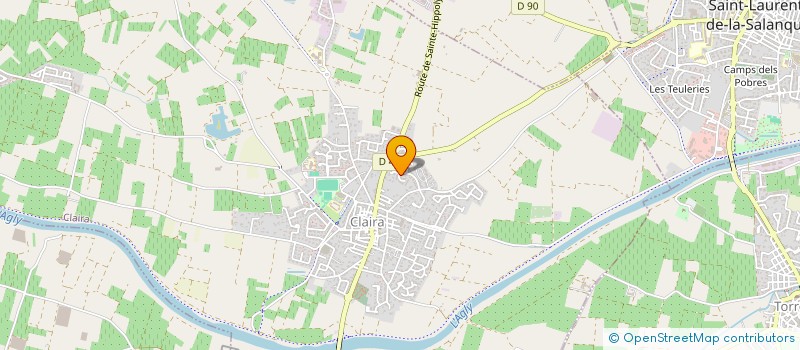 localisation de l'entreprise AB ET FILS IMMO  CLAIRA