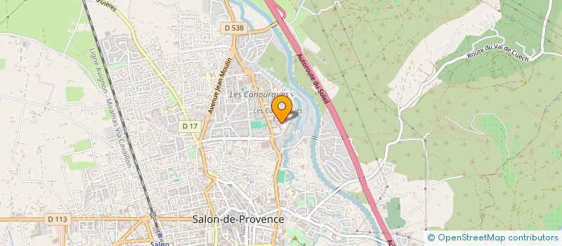localisation de l'entreprise AB EUROPE à SALON-DE-PROVENCE