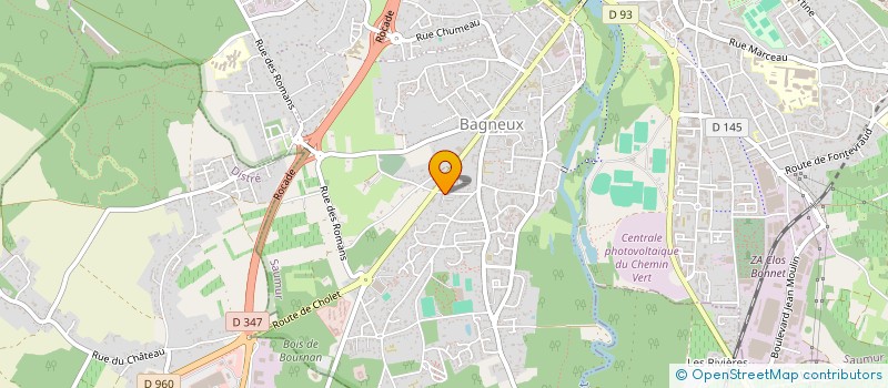 localisation de l'entreprise AB EVENTS  SAUMUR