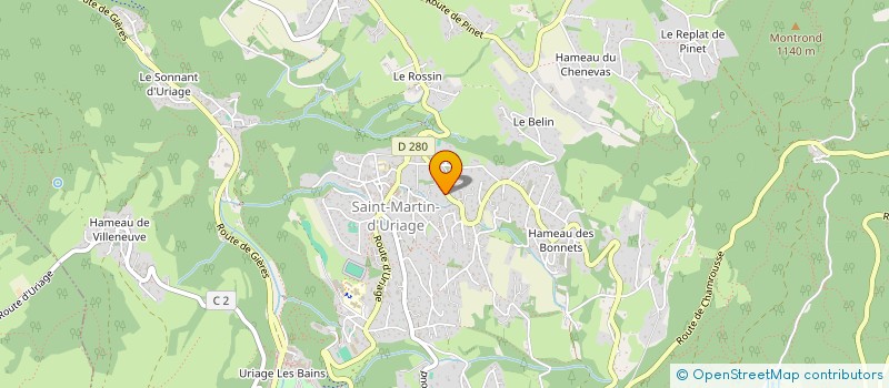 localisation de l'entreprise AB EXECUTION à SAINT-MARTIN-D'URIAGE