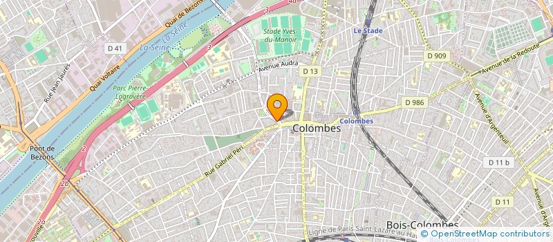 localisation de l'entreprise AB EXPERTISE & CONSEIL  COLOMBES