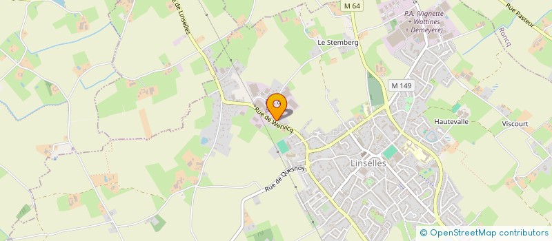 localisation de l'entreprise AB EXPRESS  LINSELLES