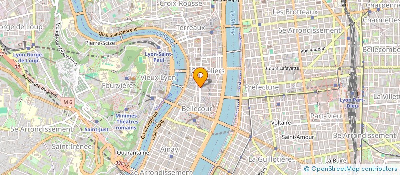 localisation de l'entreprise AB FAB OPTIQUE à LYON