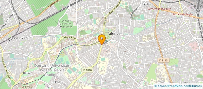 localisation de l'entreprise AB FAC à TALENCE