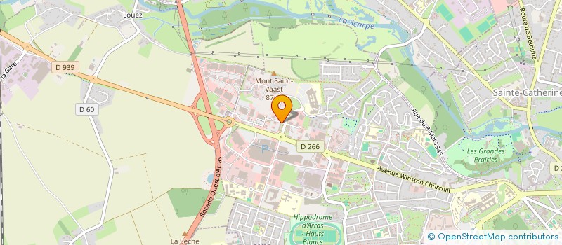 localisation de l'entreprise AB FACILE à ARRAS