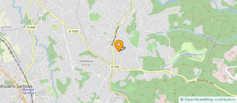 localisation de l'entreprise AB FAMILY  VALBONNE