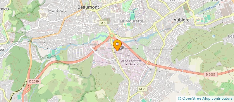 localisation de l'entreprise AB FERMETURE à BEAUMONT
