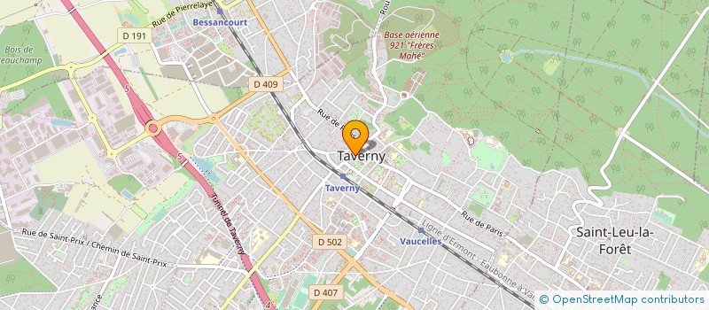 localisation de l'entreprise AB-FI à TAVERNY