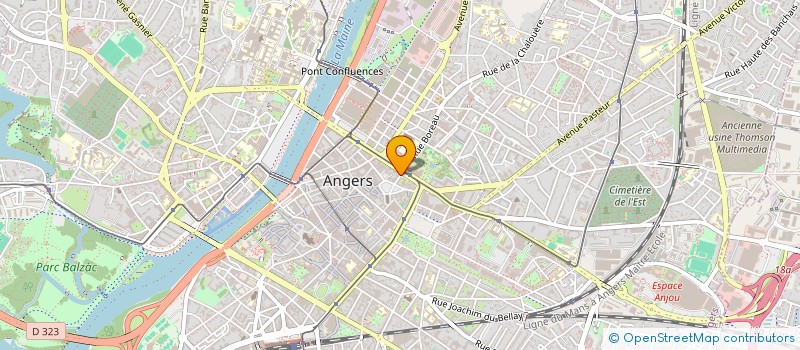 localisation de l'entreprise AB FI à ANGERS