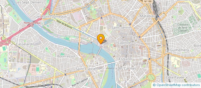 localisation de l'entreprise AB FINANCES  TOULOUSE