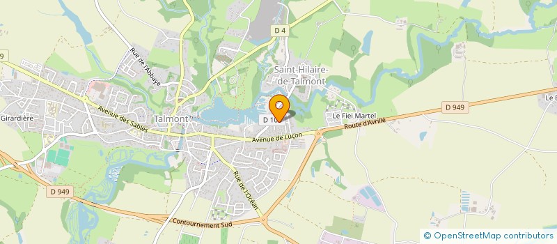 localisation de l'entreprise AB FINANCES à TALMONT-SAINT-HILAIRE