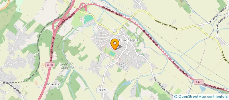 localisation de l'entreprise AB FINANCIMMO  GRAGNAGUE