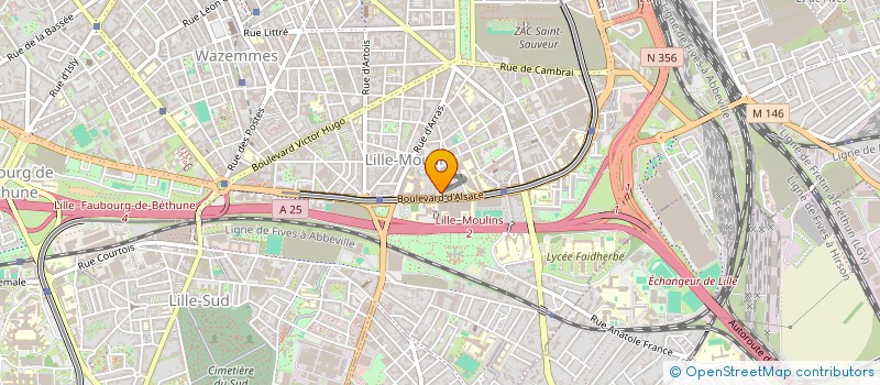 localisation de l'entreprise AB FOOD  LILLE