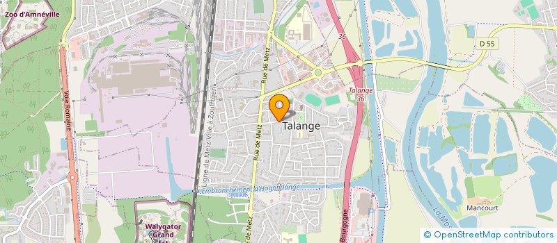 localisation de l'entreprise AB FORMATION à TALANGE