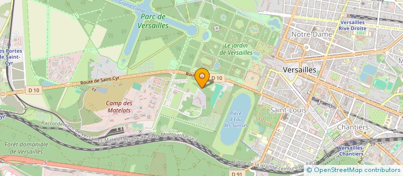 localisation de l'entreprise AB GENOMICA à VERSAILLES