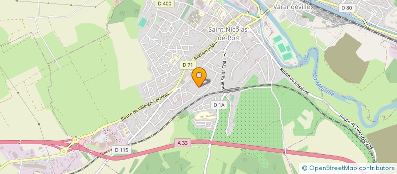 localisation de l'entreprise AB GEST  SAINT-NICOLAS-DE-PORT