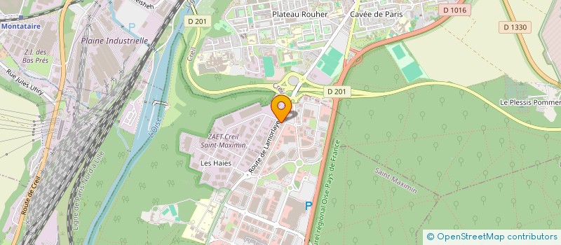 localisation de l'entreprise AB GLASS  FITZ-JAMES