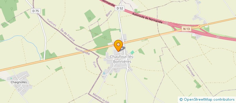 localisation de l'entreprise AB GROUP AGENCY  CHAUFOUR-LES-BONNIERES