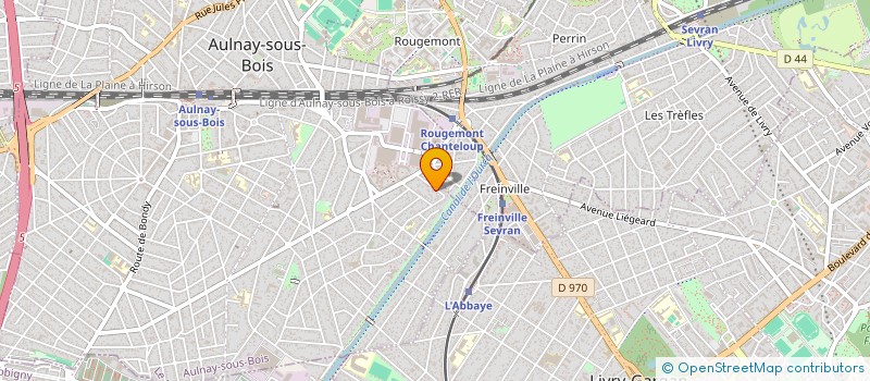 localisation de l'entreprise AB GROUPE à AULNAY SOUS BOIS