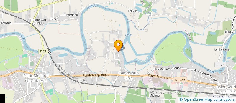 localisation de l'entreprise AB GROUPE  CAMPS-SUR-L'ISLE