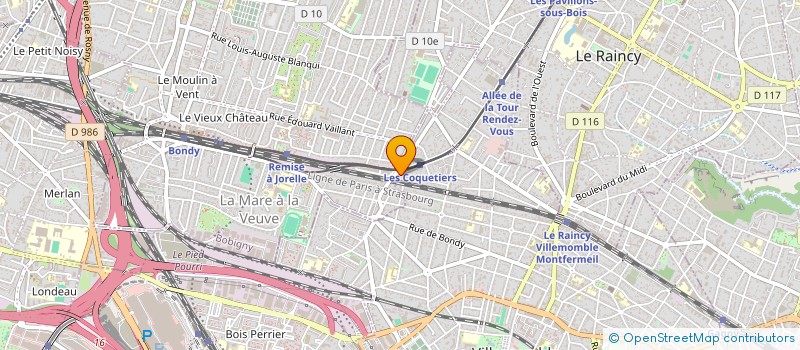 localisation de l'entreprise AB HABITAT à VILLEMOMBLE
