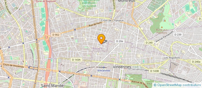 localisation de l'entreprise AB HOC & AB HAC à MONTREUIL