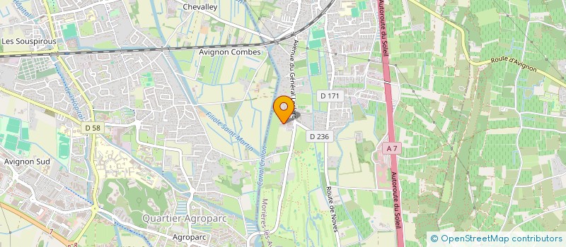 localisation de l'entreprise AB HOLD INVEST  MORIERES-LES-AVIGNON