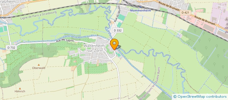 localisation de l'entreprise AB HOLDING  WALTENHEIM-SUR-ZORN