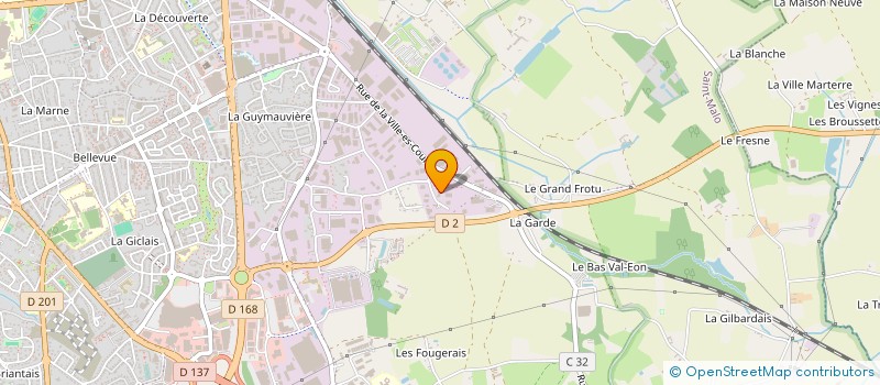 localisation de l'entreprise AB HOLDING  SAINT-MALO