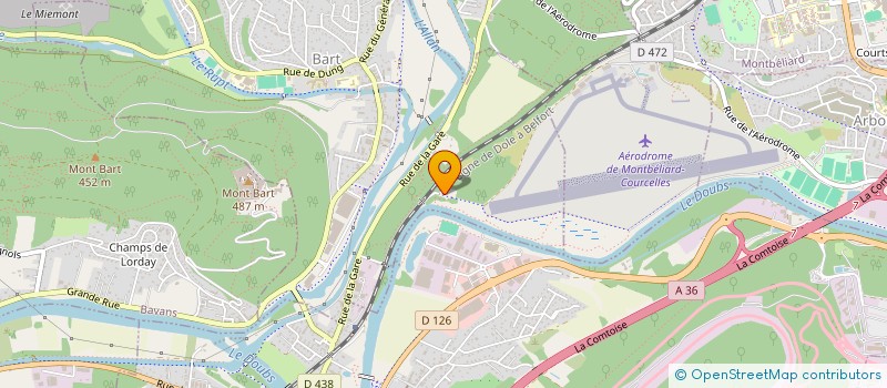 localisation de l'entreprise AB HOLDING  DAMBELIN