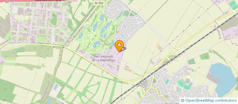 localisation de l'entreprise AB HOLDING  LA WANTZENAU