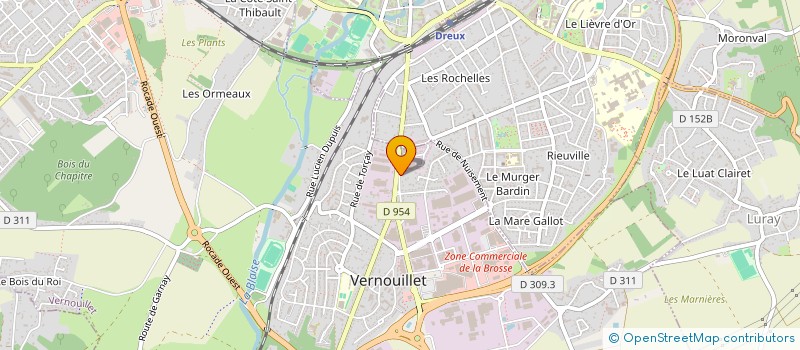 localisation de l'entreprise AB HOLDING à VERNOUILLET