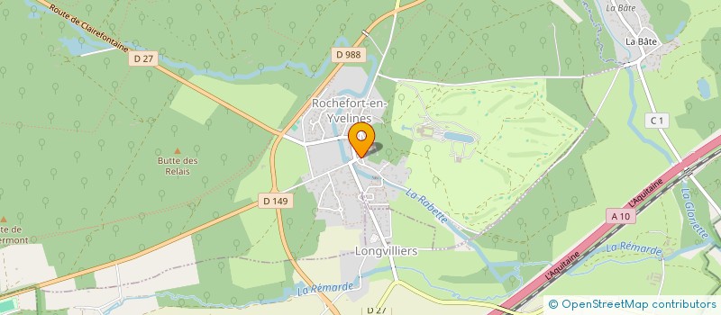 localisation de l'entreprise AB HOLDING  ROCHEFORT-EN-YVELINES