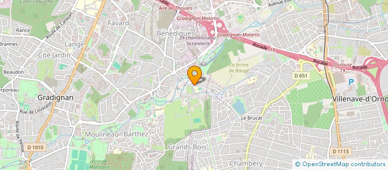 localisation de l'entreprise AB-HOME INVESTISSEMENT à GRADIGNAN