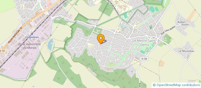 localisation de l'entreprise AB HOME RENOVA  LE MESNIL-SAINT-DENIS