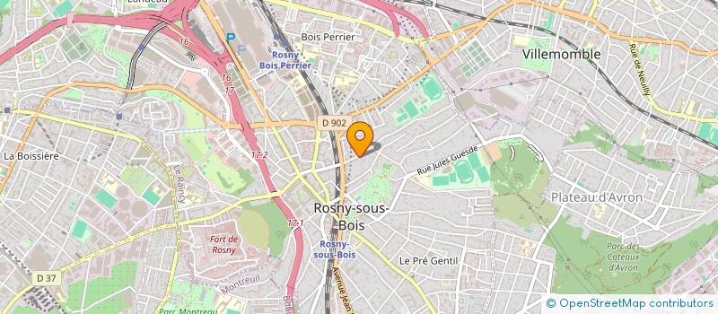 localisation de l'entreprise AB HOME RENOVATION  ROSNY-SOUS-BOIS