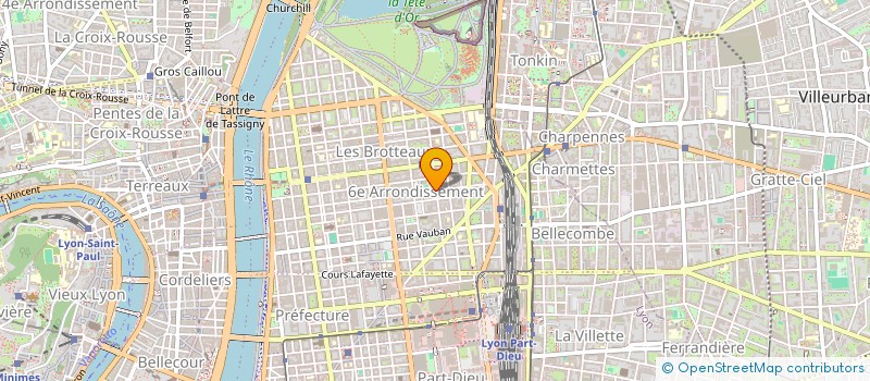 localisation de l'entreprise AB IMMO  LYON