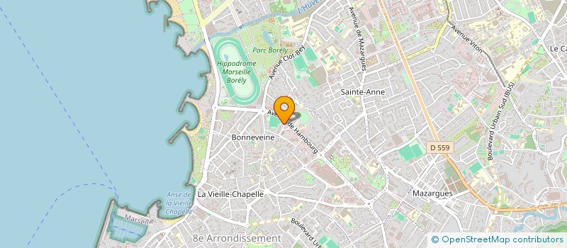 localisation de l'entreprise AB IMMO à MARSEILLE