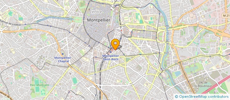 localisation de l'entreprise AB IMMO à MONTPELLIER