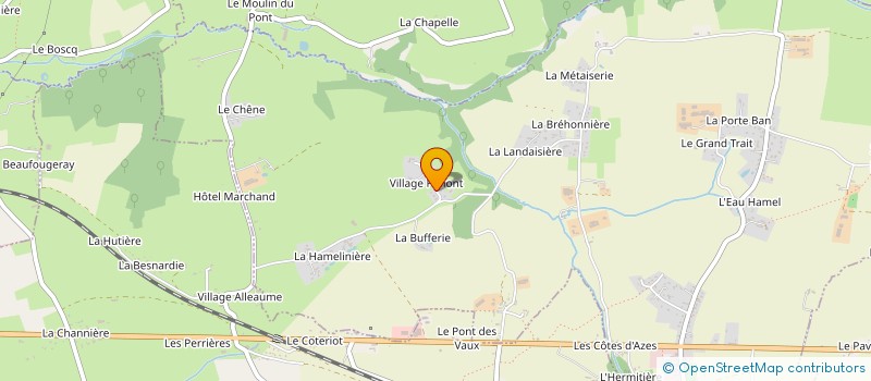 localisation de l'entreprise AB IMMO  SAINT-JEAN-DES-CHAMPS