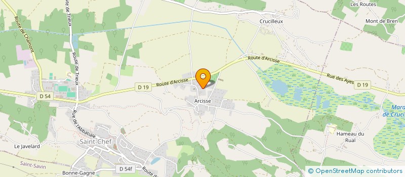 localisation de l'entreprise AB IMMO  SAINT-CHEF