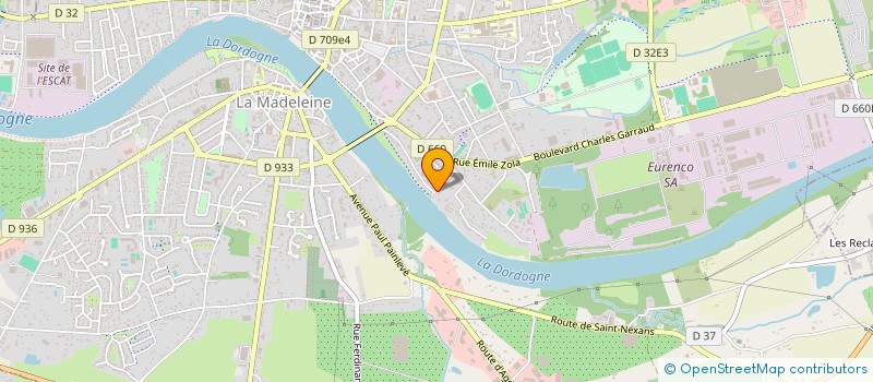 localisation de l'entreprise AB IMMO à BERGERAC