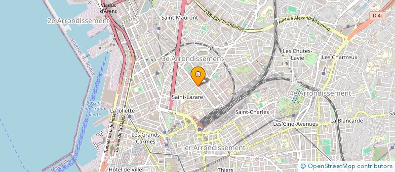 localisation de l'entreprise AB IMMO à MARSEILLE
