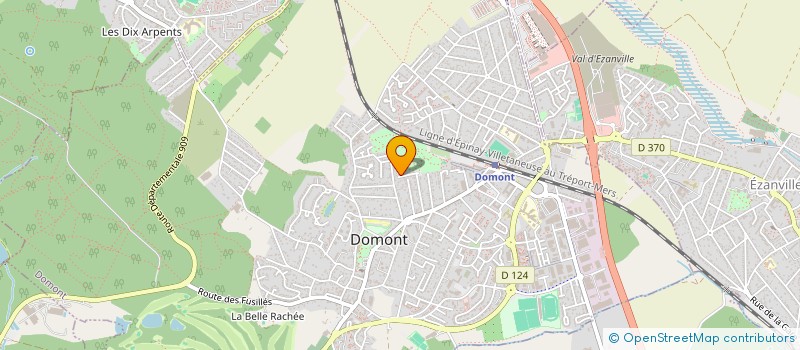 localisation de l'entreprise AB IMMO  DOMONT