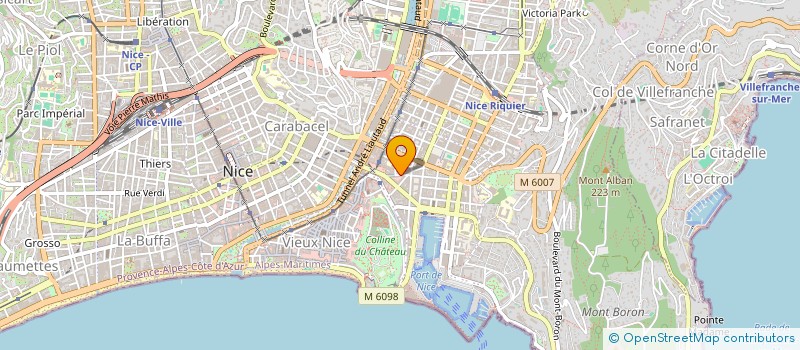 localisation de l'entreprise AB IMMO à NICE