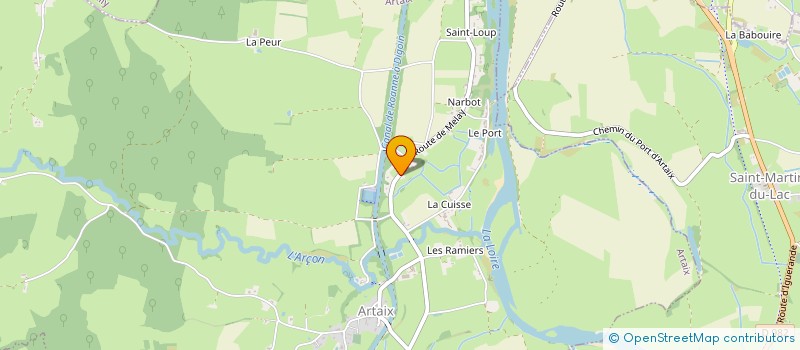 localisation de l'entreprise AB IMMO  ARTAIX