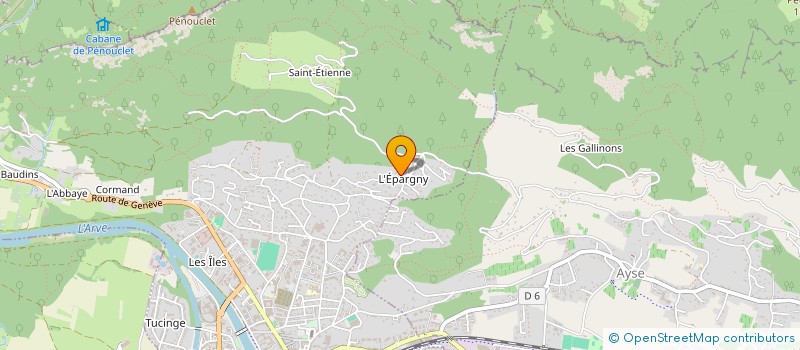 localisation de l'entreprise AB IMMO  BONNEVILLE