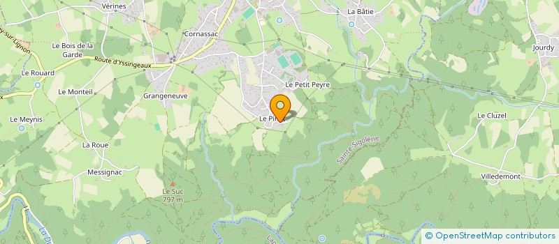 localisation de l'entreprise AB IMMO  SAINTE-SIGOLENE