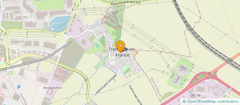 localisation de l'entreprise AB IMMO INVEST à TREMBLAY-EN-FRANCE